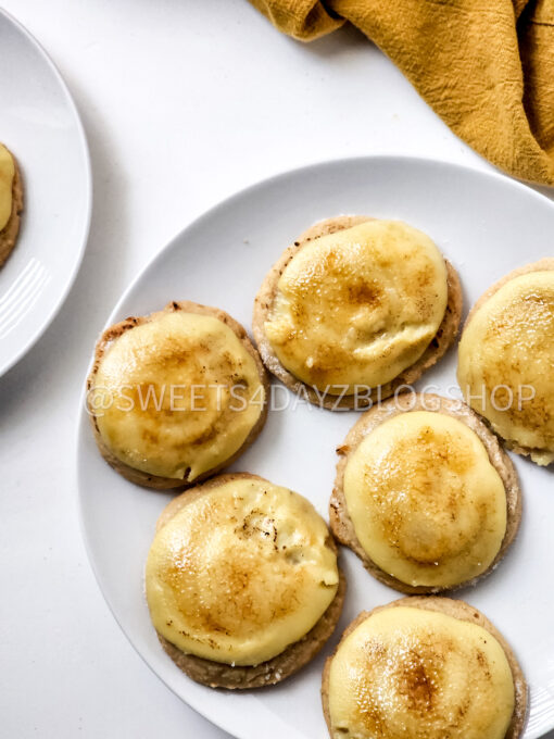 Creme brulee Cookies on White - Image 7