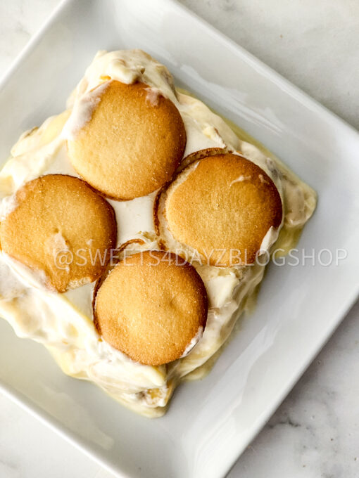 Banana Pudding Bars on Marble - Image 5