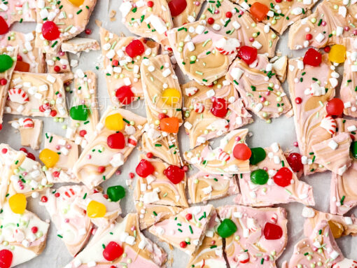 Holiday Chocolate Bark on White - Image 2