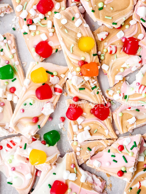 Holiday Chocolate Bark on White - Image 4