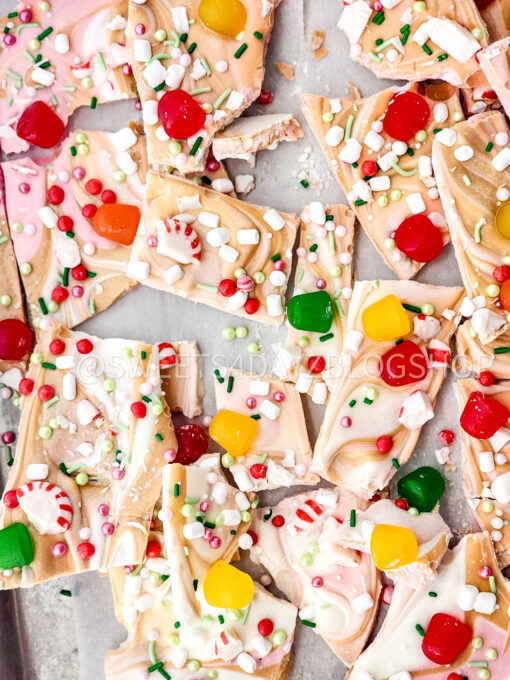 Holiday Chocolate Bark on White - Image 5