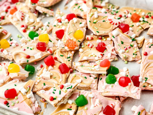 Holiday Chocolate Bark on White - Image 6