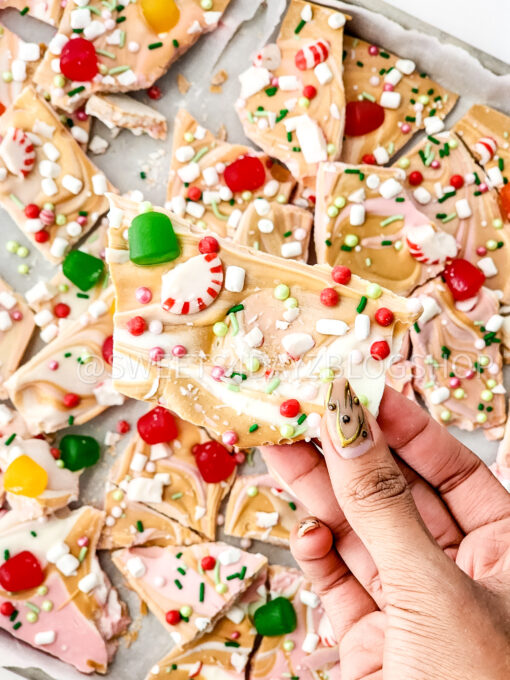 Holiday Chocolate Bark on White - Image 7