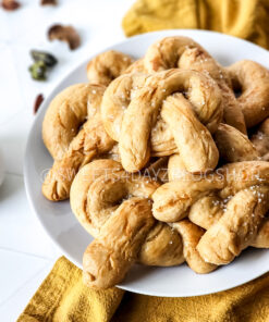 Homemade Soft Pretzels on Rhombus