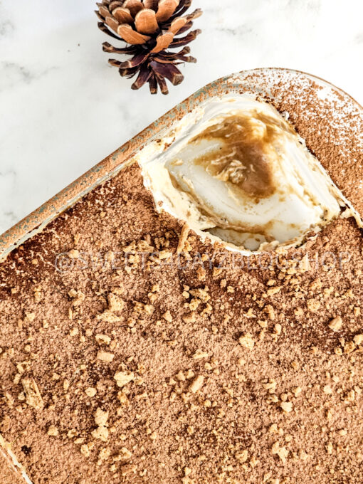 Gingerbread Eggnog Tiramisu on Marble - Image 7