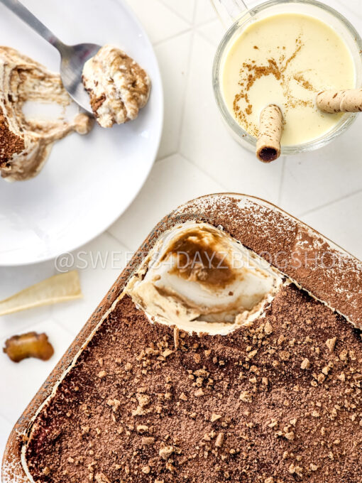 Gingerbread Eggnog Tiramisu on Rhombus - Image 2