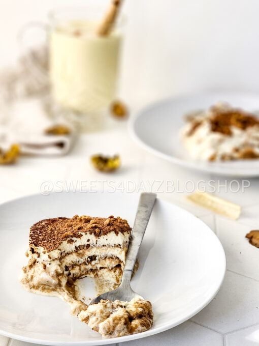 Gingerbread Eggnog Tiramisu on Rhombus