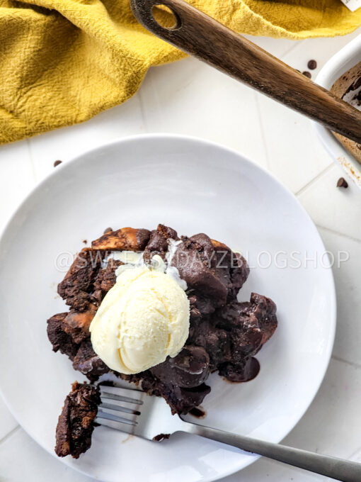 Chocolate Bread Pudding on Rhombus