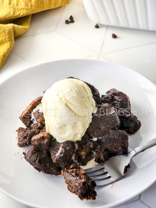 Chocolate Bread Pudding on Rhombus - Image 3