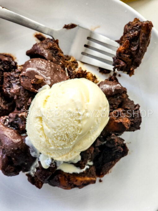 Chocolate Bread Pudding on Rhombus - Image 7