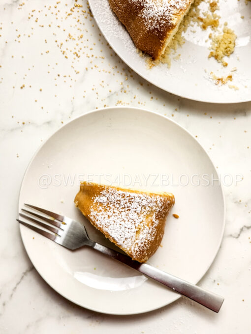 New Year's Champagne Bundt Cake on Marble - Image 7
