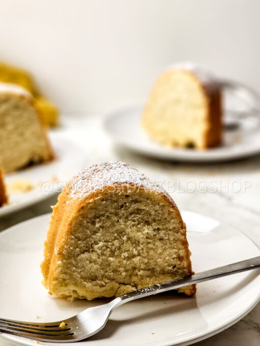 New Year's Champagne Bundt Cake on Marble - Image 8