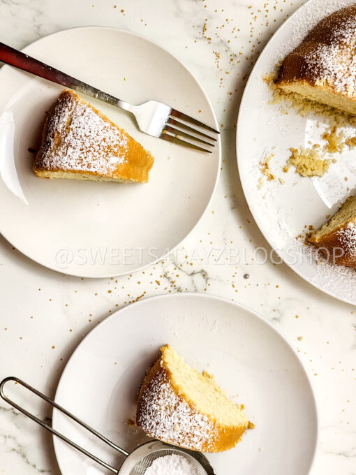 New Year's Champagne Bundt Cake on Marble - Image 9