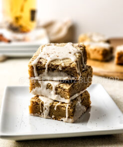 Chai Blondies on Linen