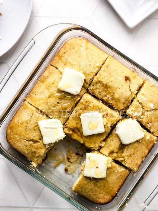Homemade Honey Butter Cornbread on Rhombus - Image 7