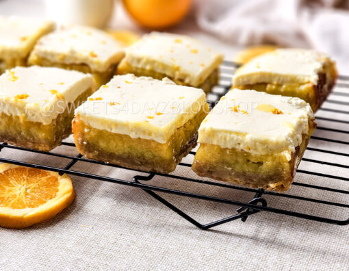 Orange Dreamsicle Bars on Linen - Image 4