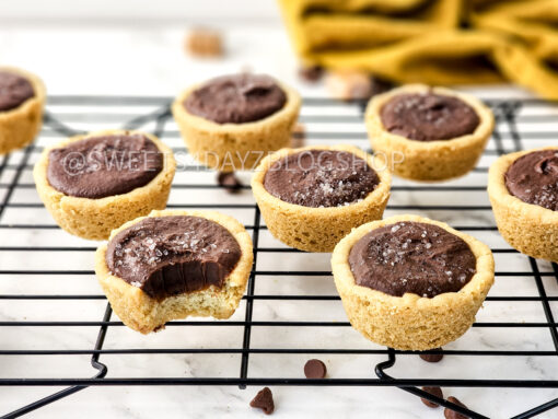 Twix Cookie Cups on Marble - Image 5