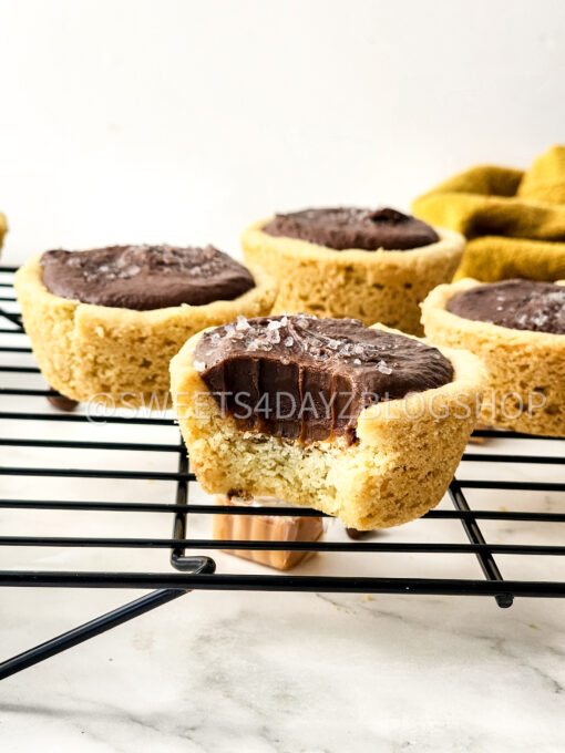 Twix Cookie Cups on Marble - Image 6