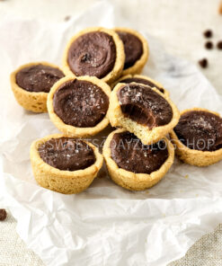 Twix Cookie Cups on Linen