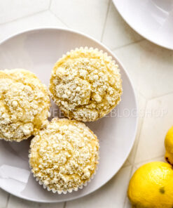 Lemon Crumble Muffins on Rhombus