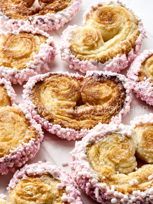Heart Palmier Cookies on Rhombus - Image 3