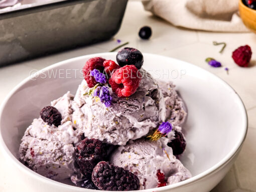 Honey Lavender Ice Cream on Rhombus - Image 2