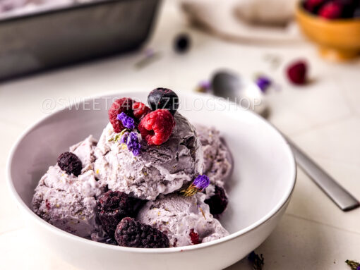 Honey Lavender Ice Cream on Rhombus - Image 4