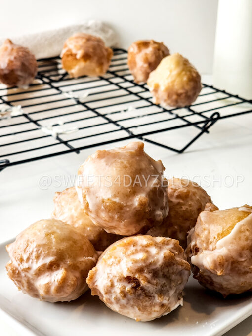 Copycat Dunkin Glazed Munchkins on White - Image 2