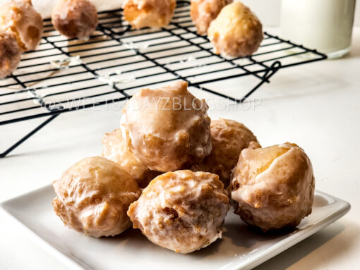 Copycat Dunkin Glazed Munchkins on White - Image 3