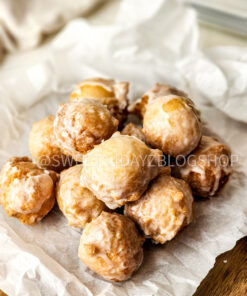 Copycat Dunkin Glazed Munchkins on Rhombus