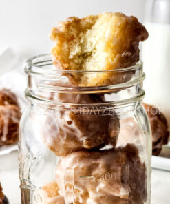 Copycat Dunkin Glazed Munchkins on Marble