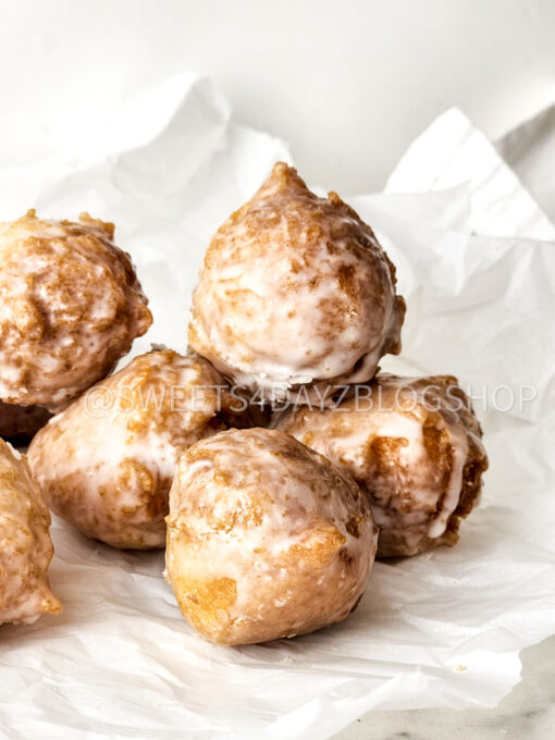 Copycat Dunkin Glazed Munchkins on Marble - Image 7