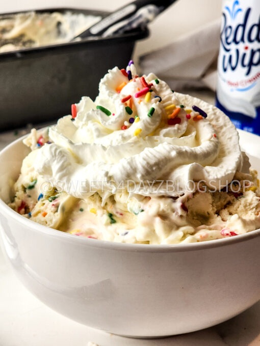 Birthday Cake Ice Cream on Marble - Image 5
