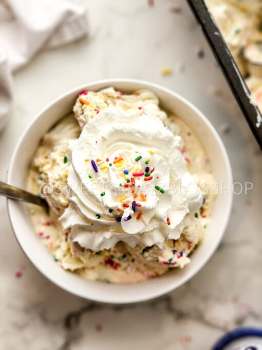 Birthday Cake Ice Cream on Marble - Image 7