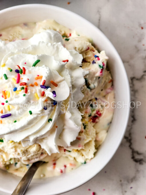 Birthday Cake Ice Cream on Marble - Image 8