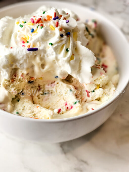 Birthday Cake Ice Cream on Marble - Image 10