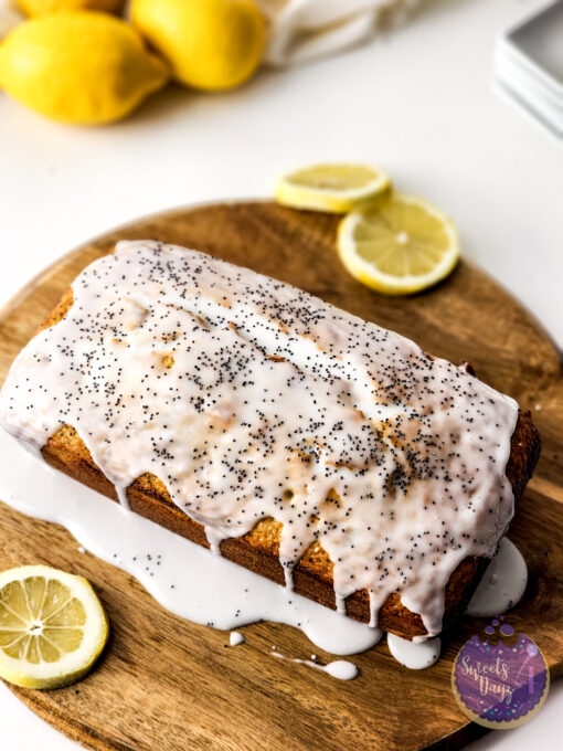 Lemon Poppyseed Loaf on White - Image 5