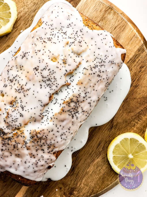 Lemon Poppyseed Loaf on White - Image 6