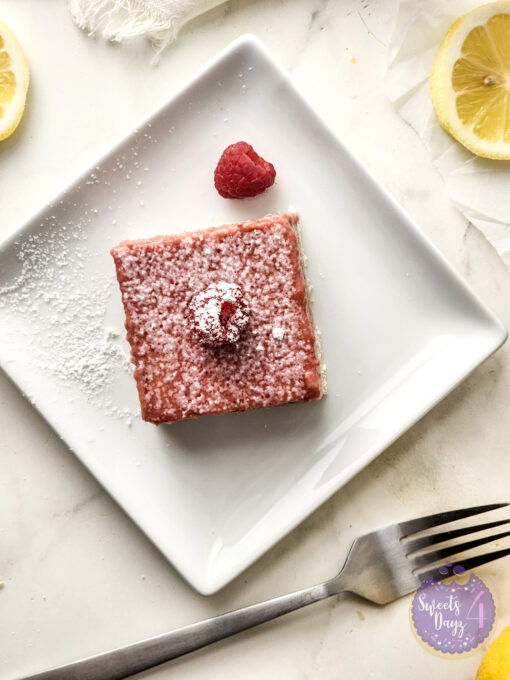 Raspberry Lemon Bars on Marble - Image 7