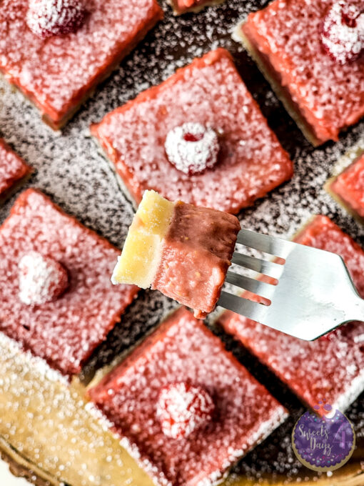 Raspberry Lemon Bars on Rhombus - Image 8