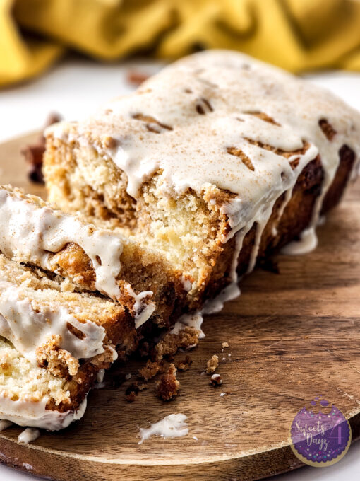 Cinnamon Swirl Bread on White