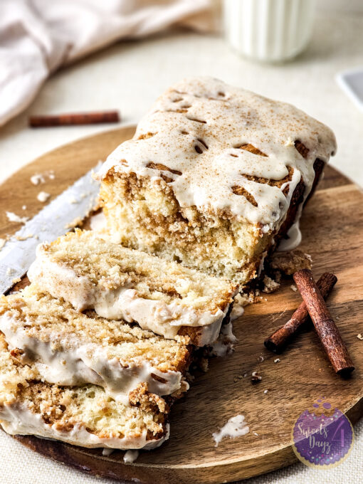Cinnamon Swirl Bread on Linen - Image 2