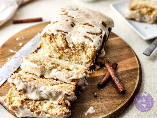 Cinnamon Swirl Bread on Linen - Image 3