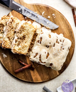 Cinnamon Swirl Bread on Linen