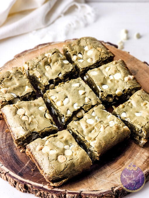 Matcha Brownies on White - Image 2