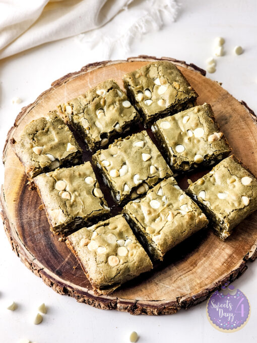 Matcha Brownies on White - Image 3