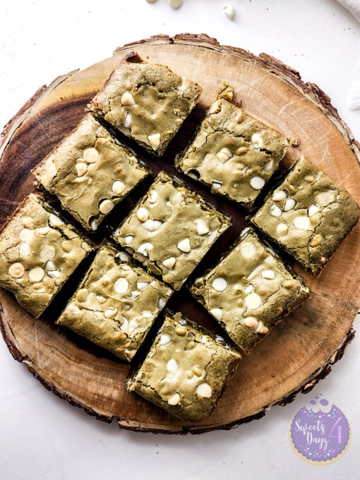 Matcha Brownies on White - Image 4