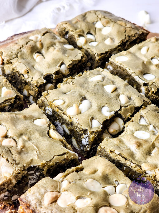 Matcha Brownies on White - Image 6
