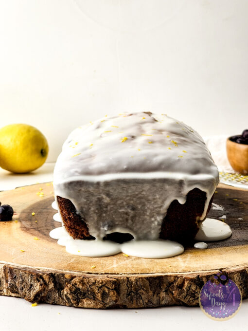 Lemon Blueberry Loaf on White - Image 6