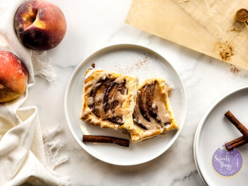 Peach Tartlets on Marble - Image 8